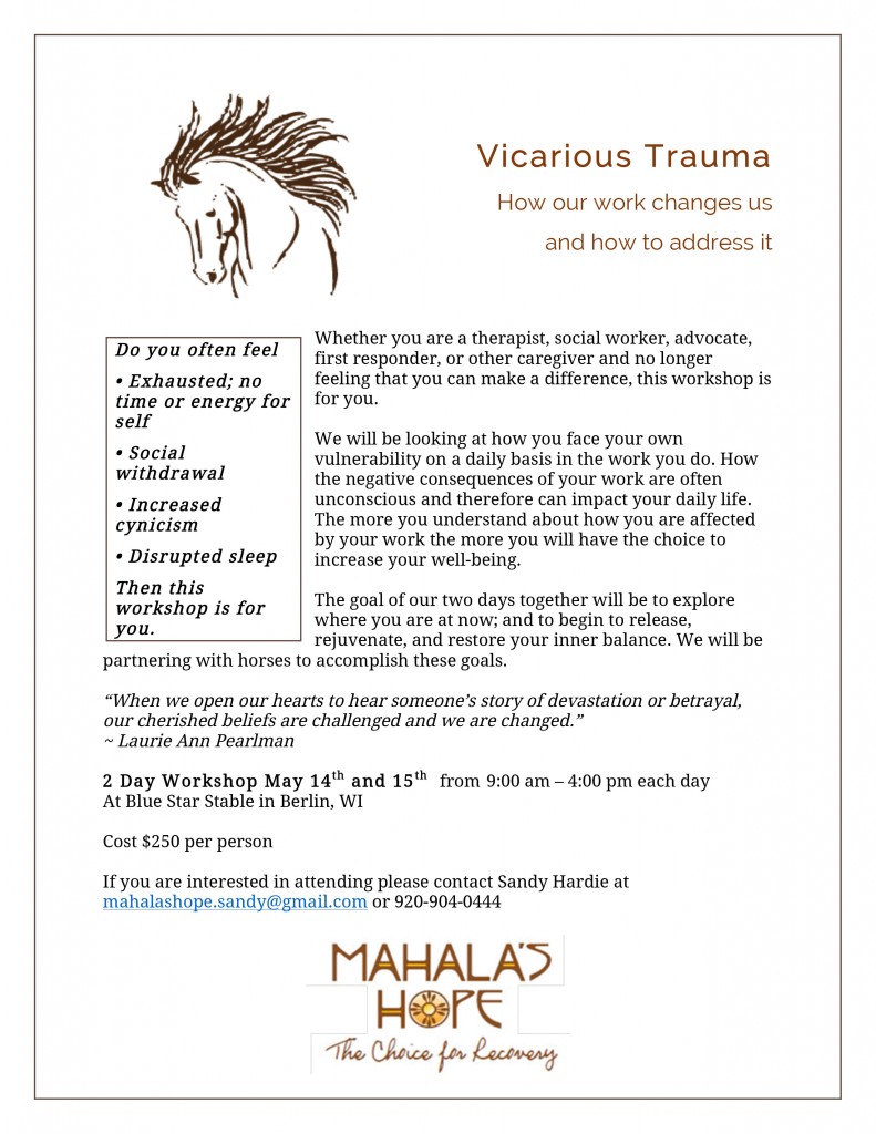 Microsoft Word - Vicarious Trauma May 14th & 15th.docx